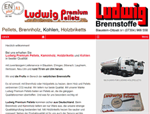 Tablet Screenshot of ludwig-brennstoffe.de